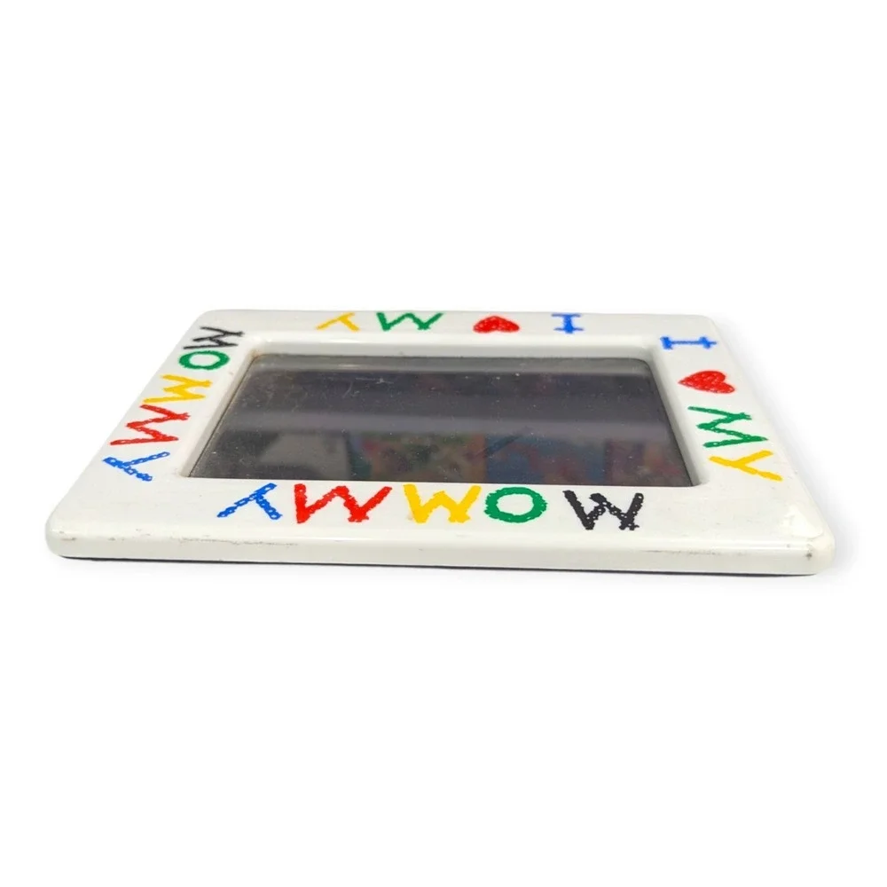 Alco Industries I Love My Mommy White Plastic Photo Frame Multicolor Crayon